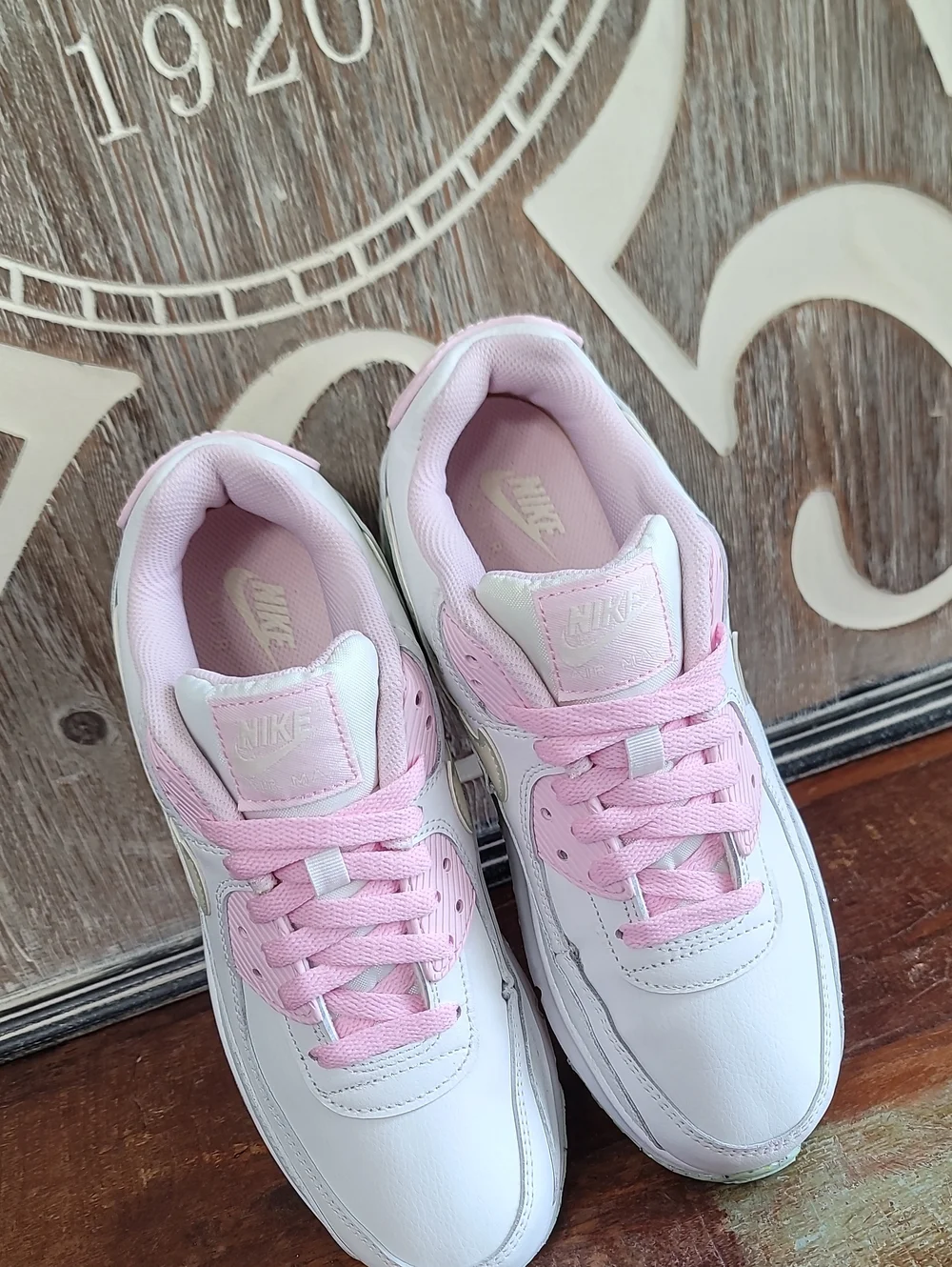 🔥 Nike Air Max 90 LTR Special Edition "Pink Foam/ Honeydew" Wmns 8, Like New - Picture 13 of 15